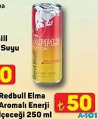 RED BULL ELMA AROMALI ENERJİ İÇECEĞİ 250 ML fiyat ve kampanya bilgisi